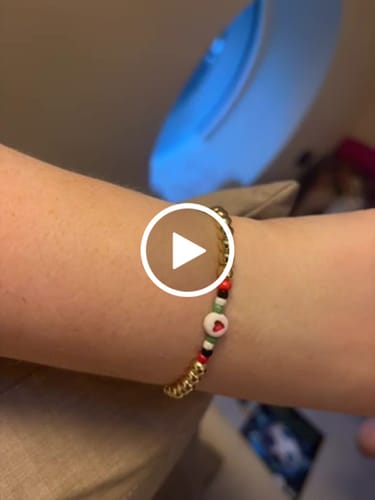Customer video review of Palestine Bracelet