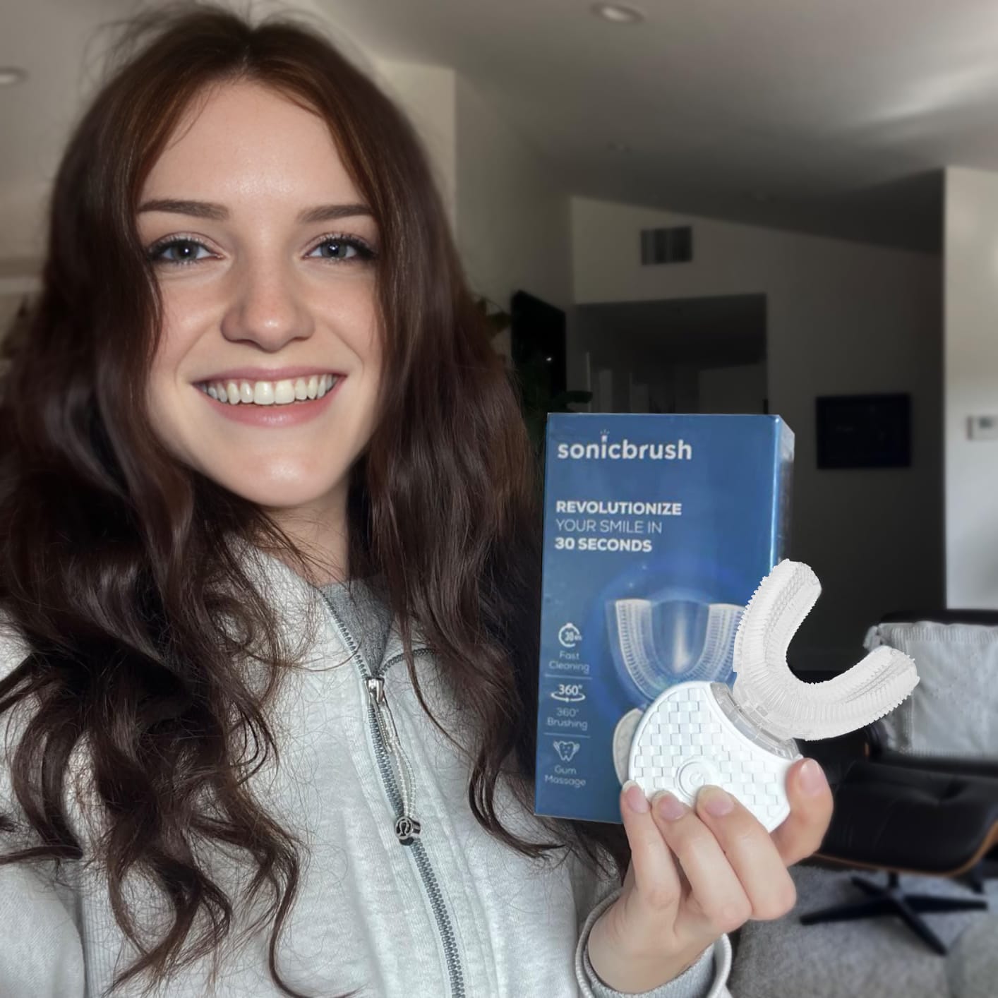 Customer photo review of Sonic Brush® V5