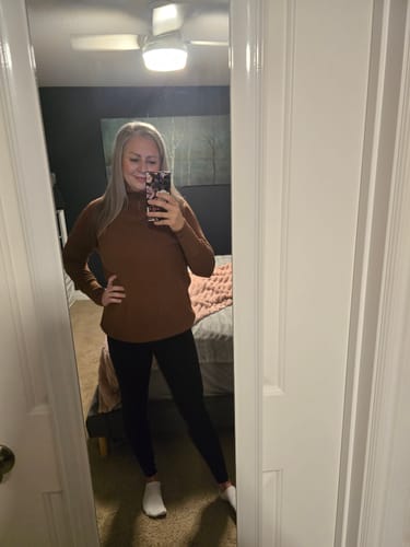 Customer photo review of Micah Quarter Zip