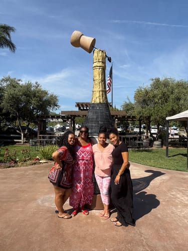 Customer photo review of Plissé Wide Leg Pants