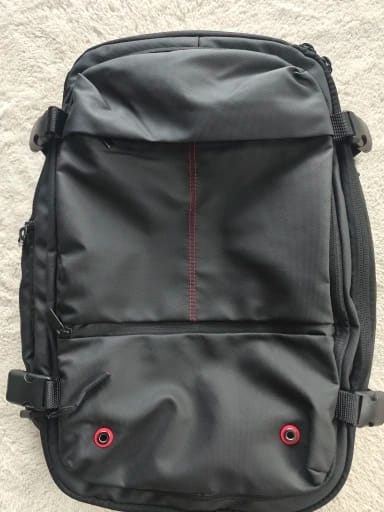 Customer photo review of Oxford Vacuum Compression Backpack 17 Inch Laptop Business Large Capacity — Black | KIMLUD
