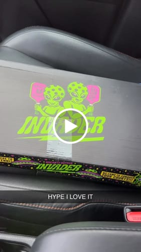 Customer video review of The Invader 16mm Pickleball Paddle