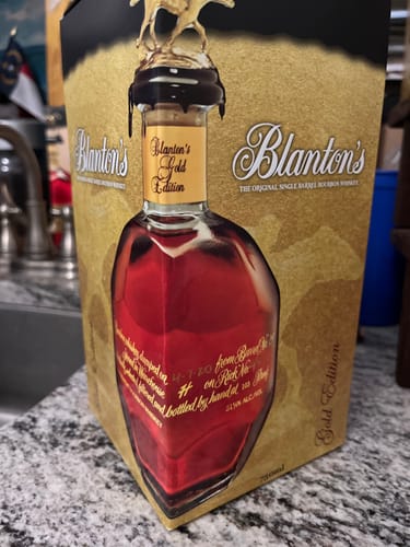 Customer photo review of Blanton's Gold Edition Single Barrel Bourbon (750ml)