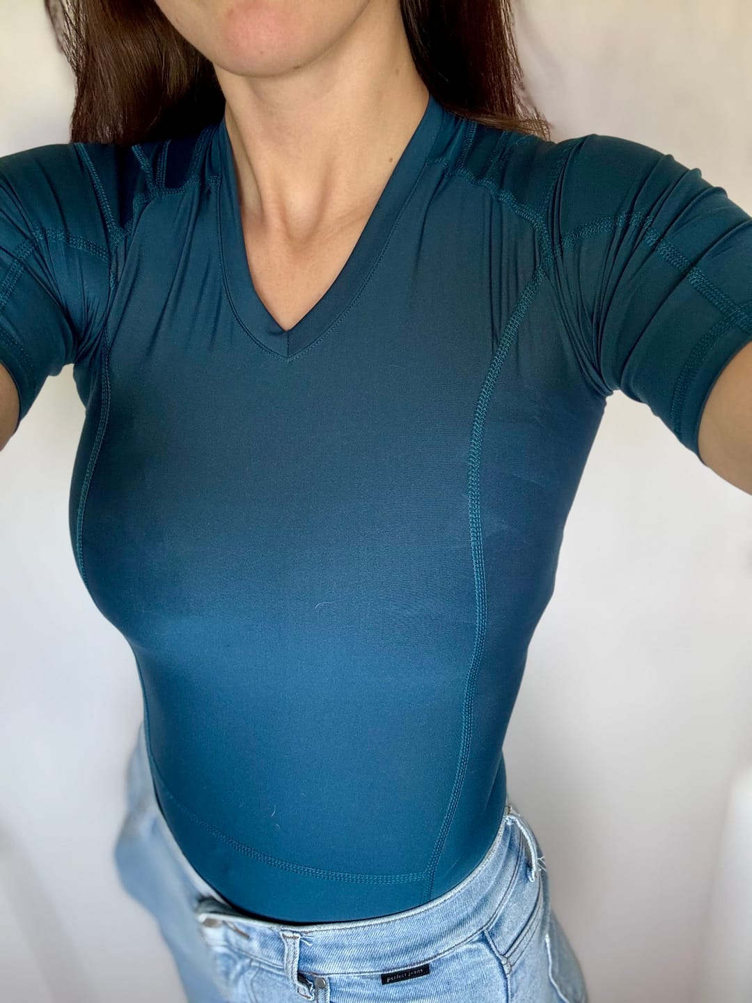 Customer photo review of Women's Posture Shirt™ - Petrol