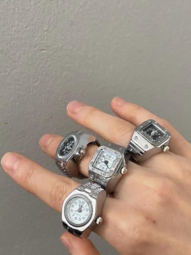 Customer photo review of SANTOS RING | SILVER BLACK