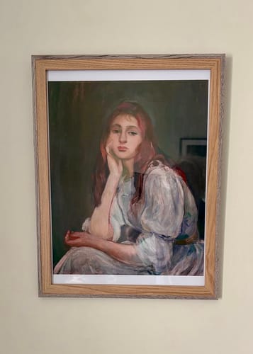 Customer photo review of Jeune Reveuse by Berthe Morisot, 1894, vintage art, modern poster print