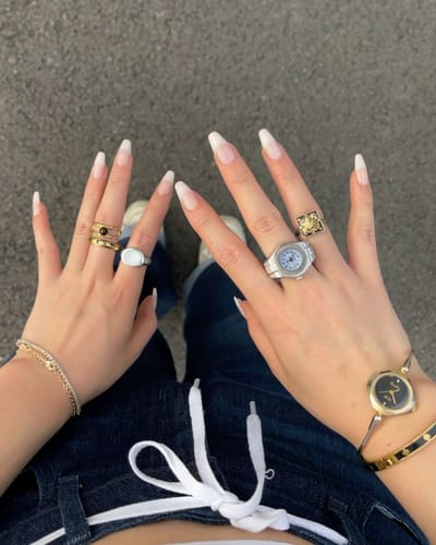 Customer photo review of MILANO RING | SILVER WHITE