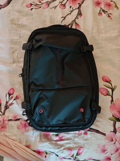 Customer photo review of Oxford Vacuum Compression Backpack 17 Inch Laptop Business Large Capacity — Black | KIMLUD