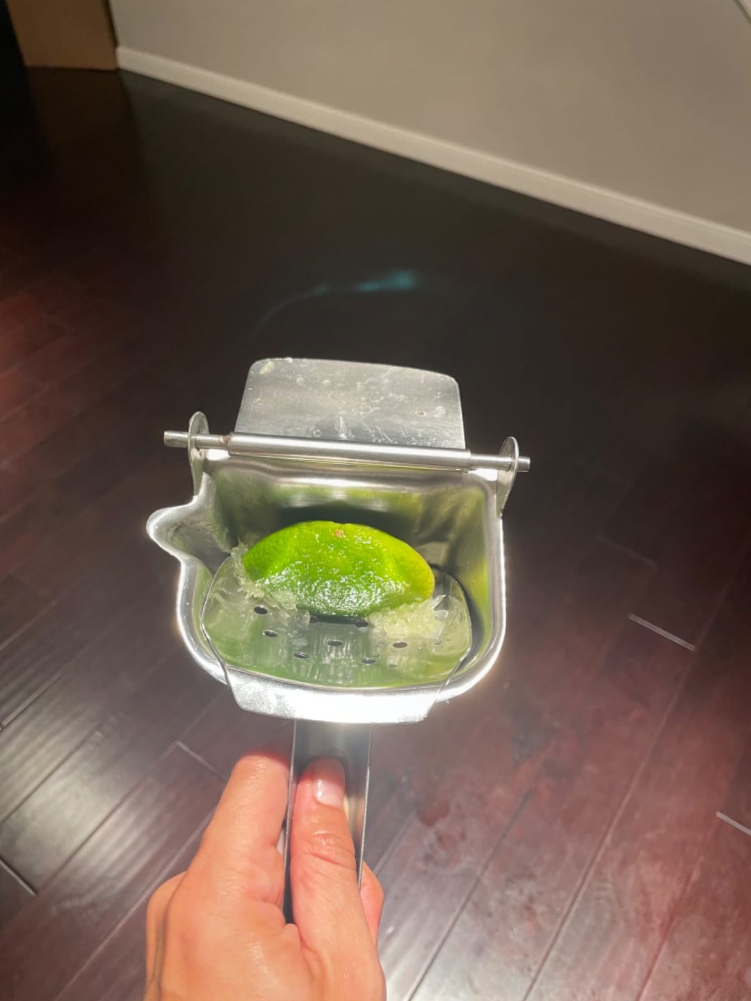 Customer photo review of Premium Manual Juice Squeezer