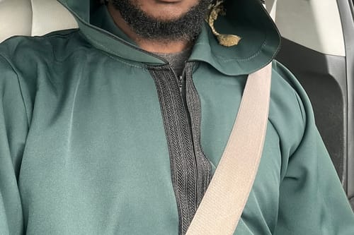 Customer photo review of Emerald Green Djellaba