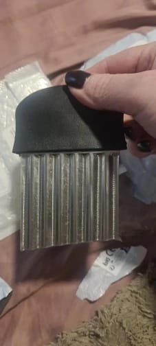 Customer photo review of Stainless Steel Crinkle Cutter