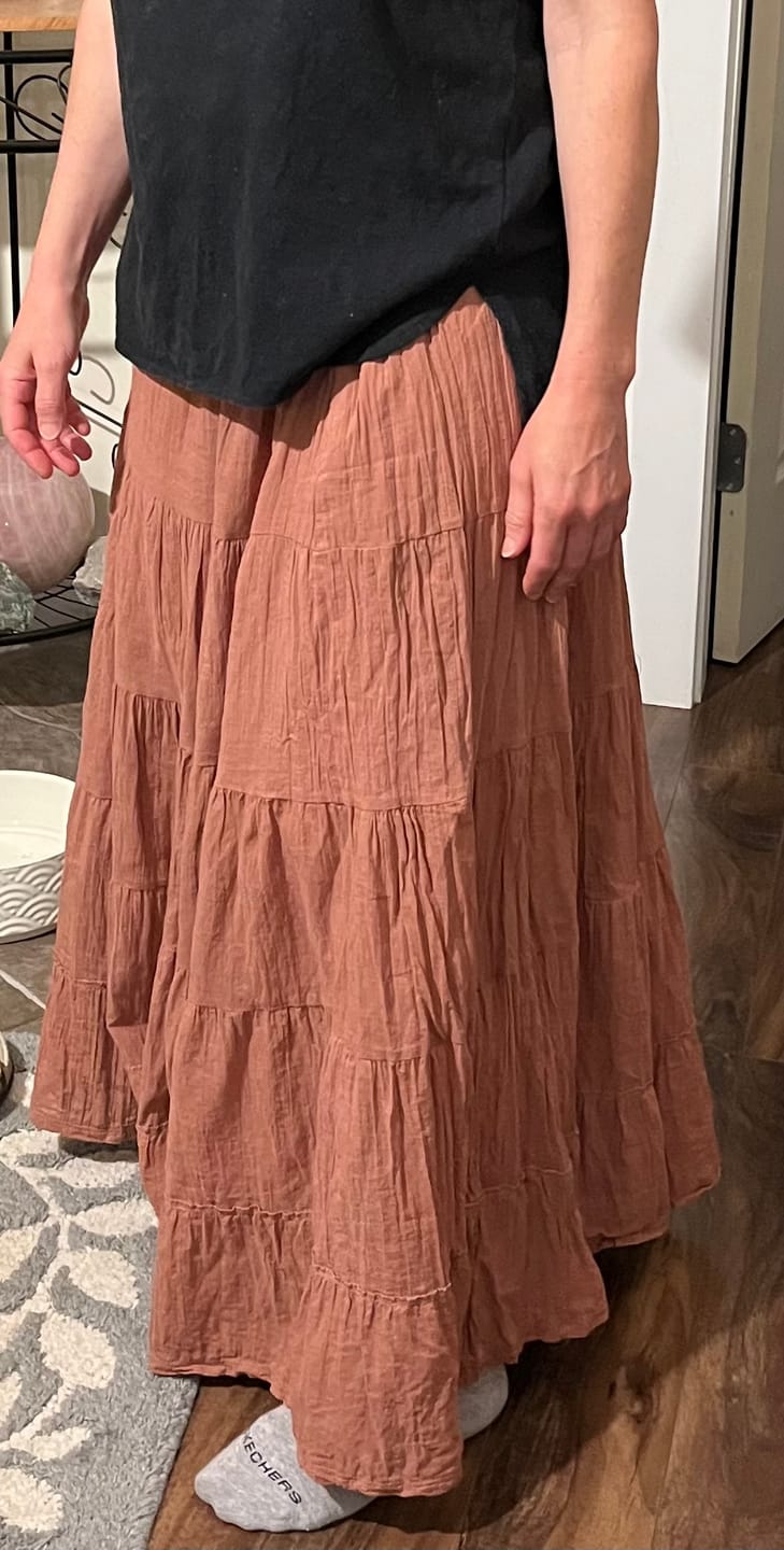 Customer photo review of Maxi Skirt Moana Sandstone