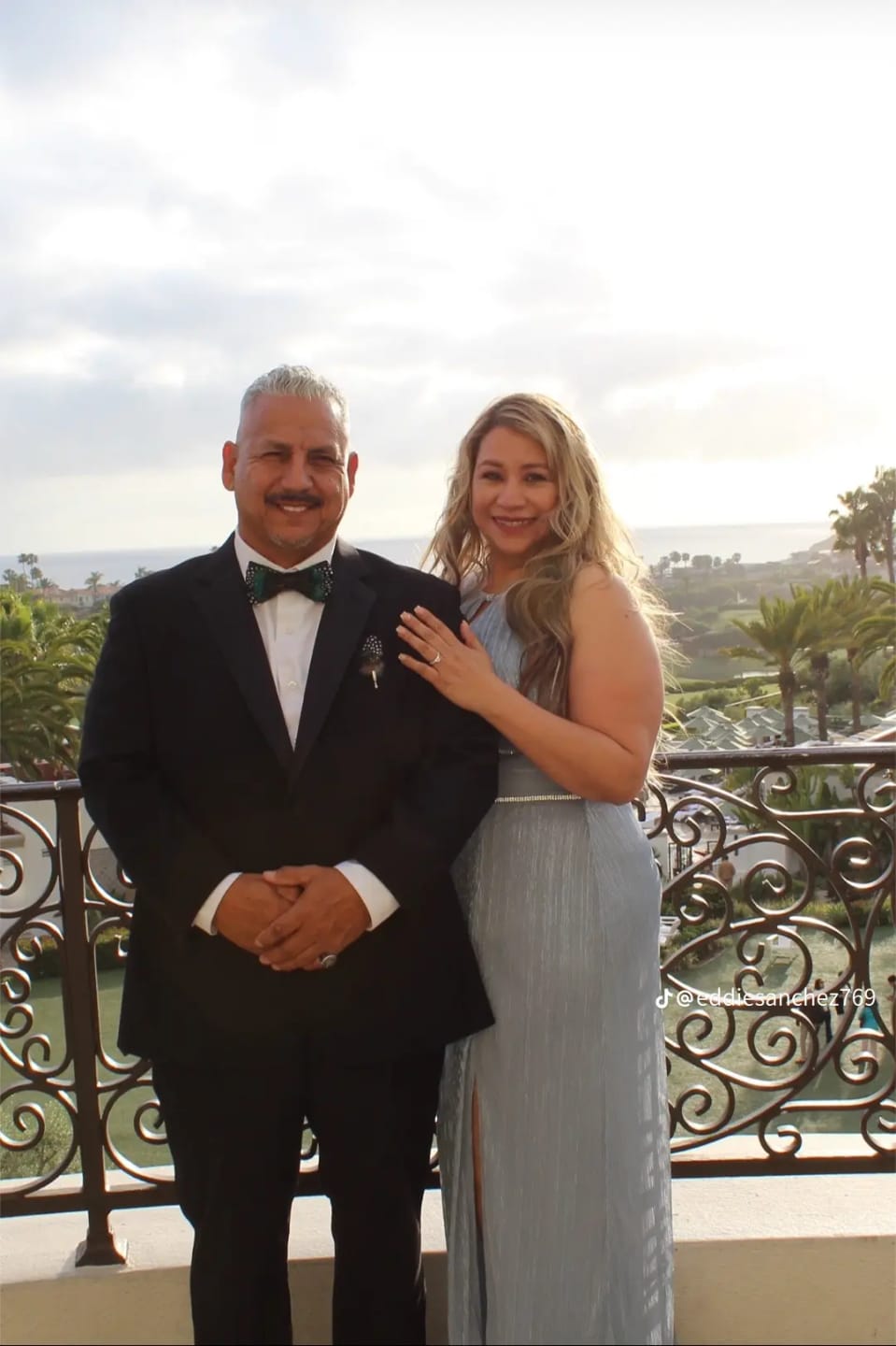 Customer photo review of The Liam - Feather Bow Tie