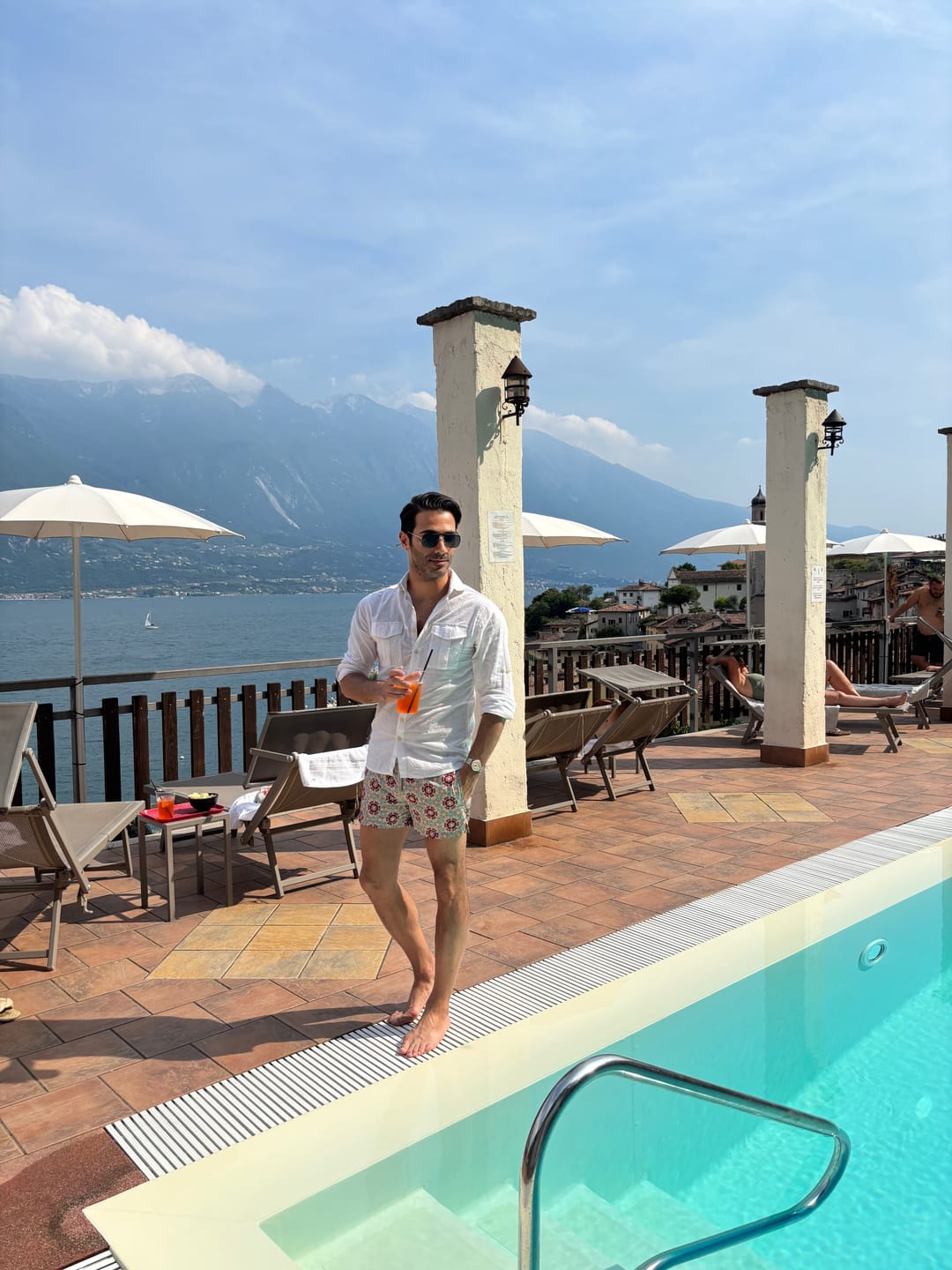 Customer photo review of Ronald | Aviator Flip-up Magnetic Clip-on Eyeglasses Sunglasses | ZanyLen New