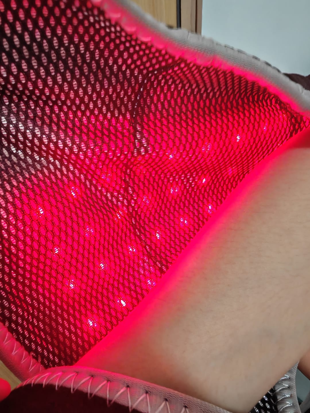 Customer photo review of Red Light Therapy Multi Joint Wrap