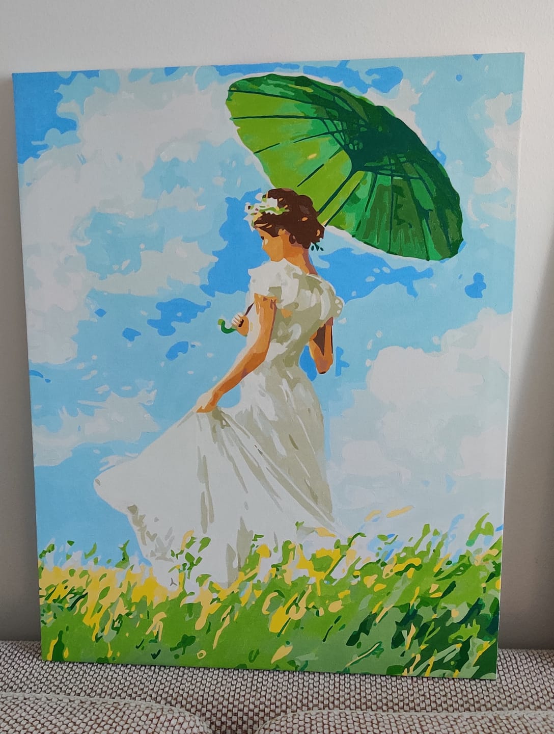 Customer photo review of Woman with a Parasol