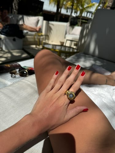 Customer photo review of MILANO RING | GOLD BLACK