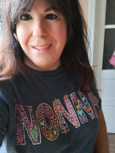 Customer photo review of Nonna Doodles T-shirt