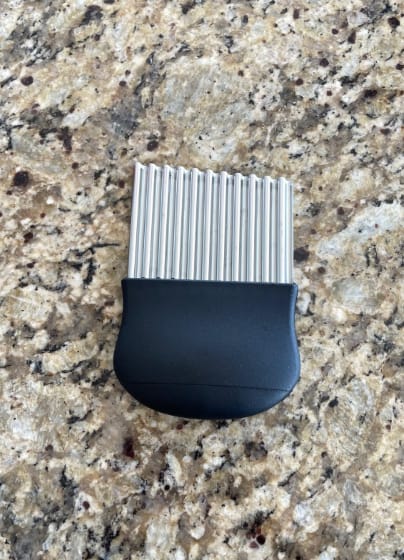 Customer photo review of Stainless Steel Crinkle Cutter