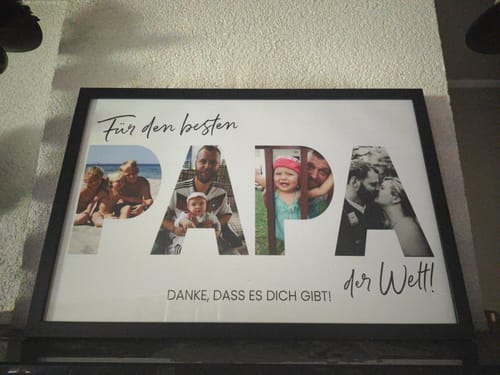 Ulrike H. review of Personalisiertes Poster - Für den besten Papa der Welt image 1 out of 1