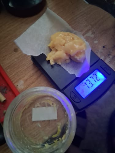Customer photo review of Blue Runtz THCA Crumble