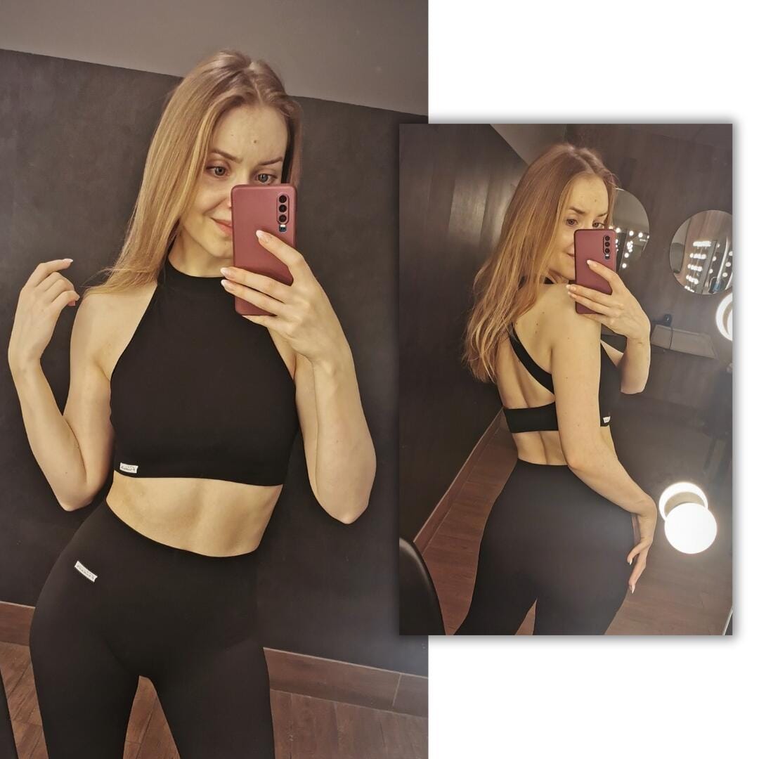 Customer photo review of Sportinė liemenėlė FGM04 „Olimpia” - juoda