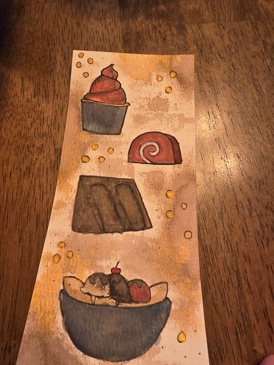 Customer photo review of Ohuhu 50 Colors Portable Watercolor Paint Set