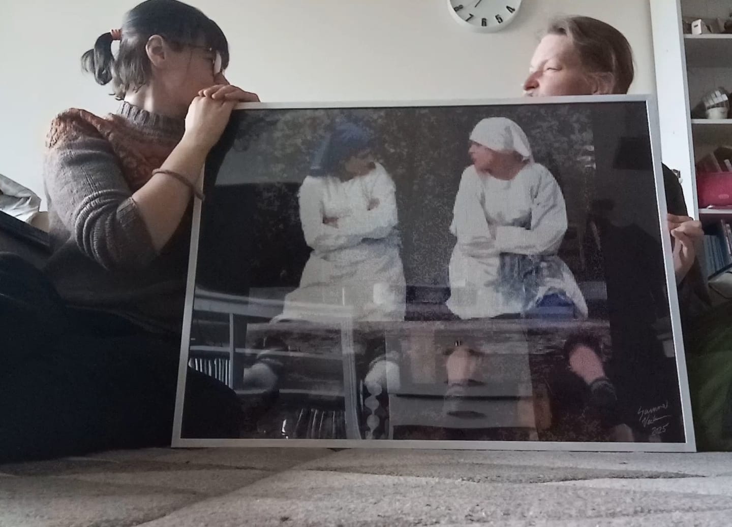 Customer photo review of Diamond Painting -maalaus omasta kuvasta