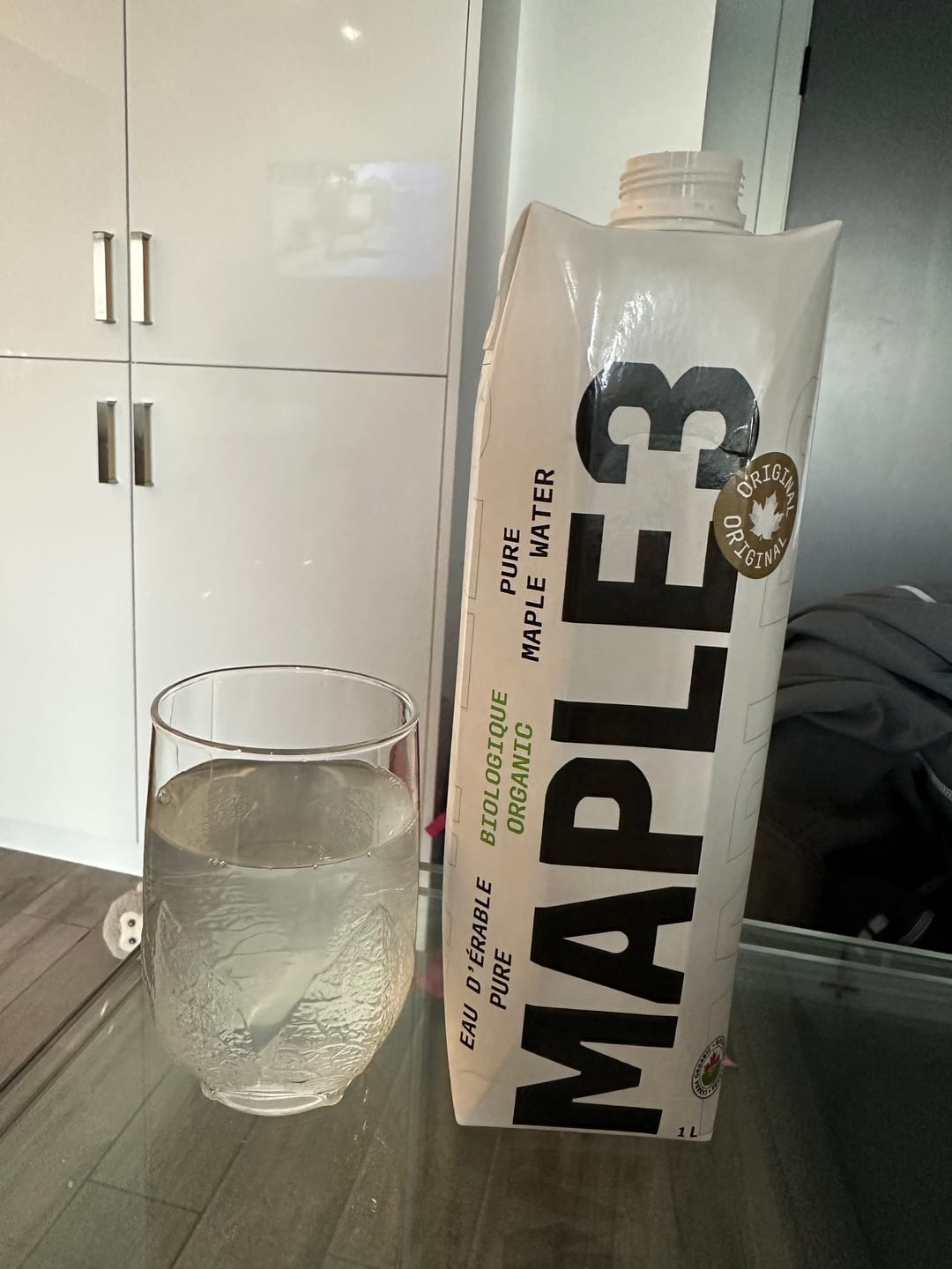 Customer photo review of Pure Organic Maple Water