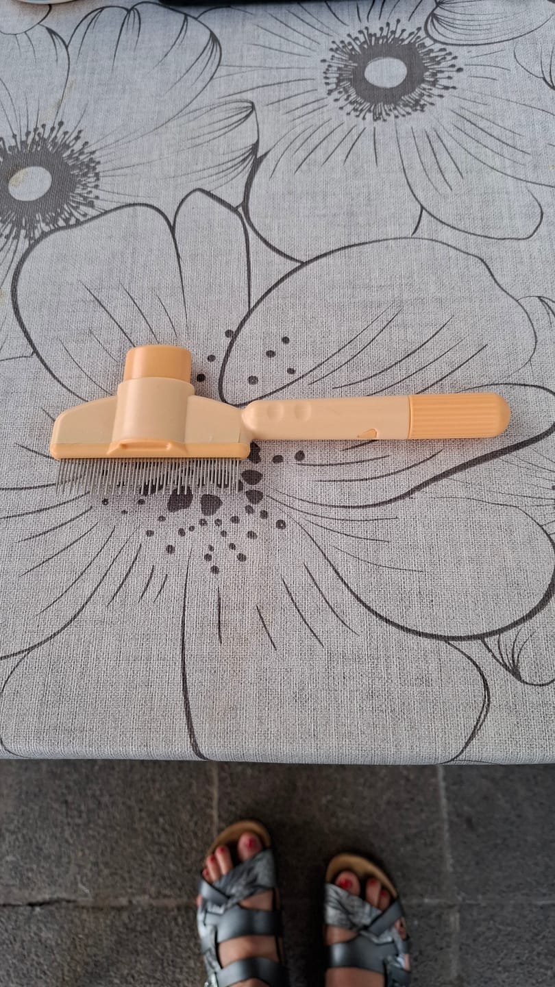 Customer photo review of Fur Lightning Brush