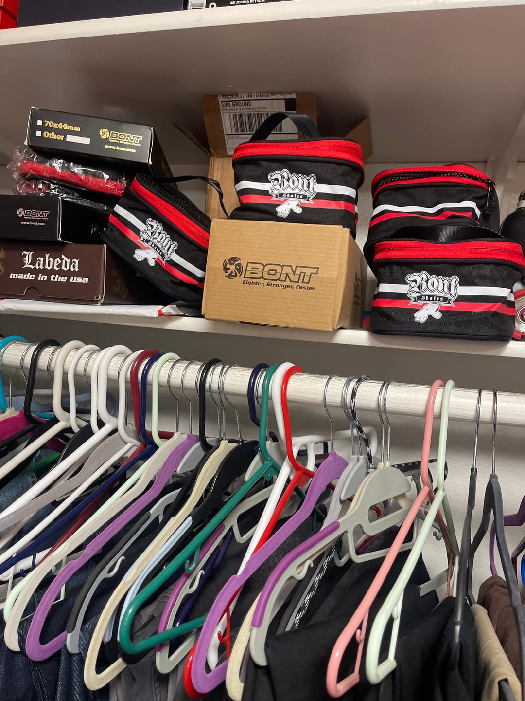 Customer photo review of Roller Skate Wheel Bag