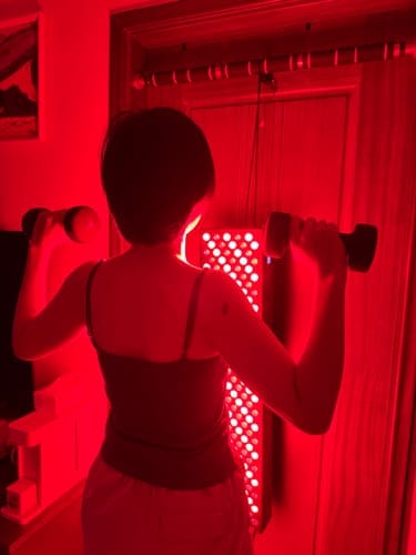 Customer photo review of Koanna® Luma1000™ – Powerful, Mid-Size Red Light Therapy Panel