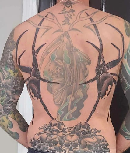 Customer photo review of Painless Tattoo Numbing Cream