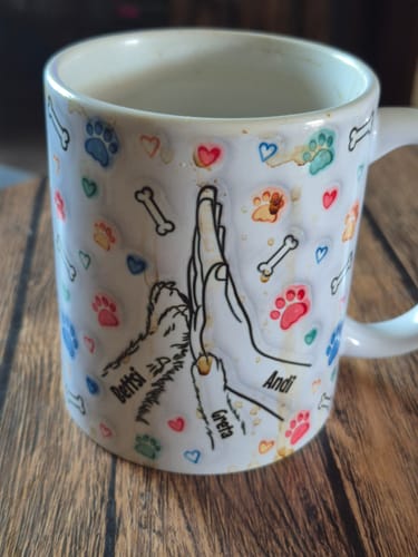 Customer photo review of Bester Hunde Papa (3D Optik) - Individuelle Tasse