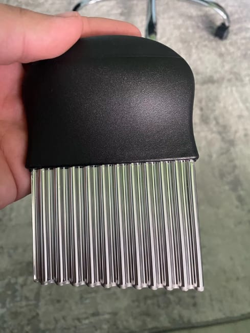 Customer photo review of Stainless Steel Crinkle Cutter