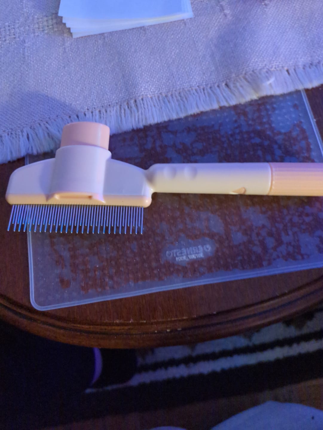 Customer photo review of Fur Lightning Brush