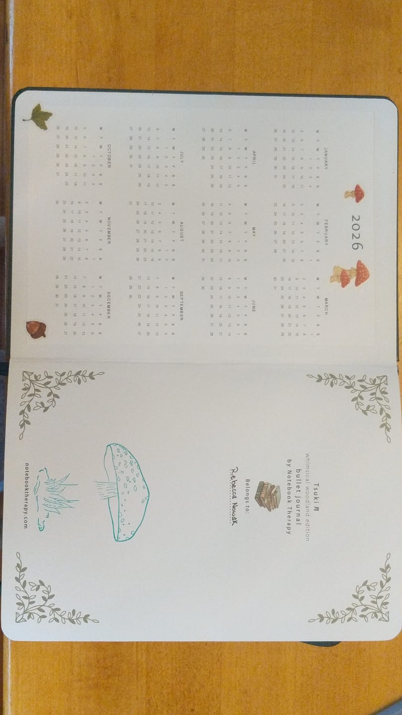 Customer photo review of Tsuki ‘Whimsical Woodland’ Limited Edition Luxury Bullet Journal ☾