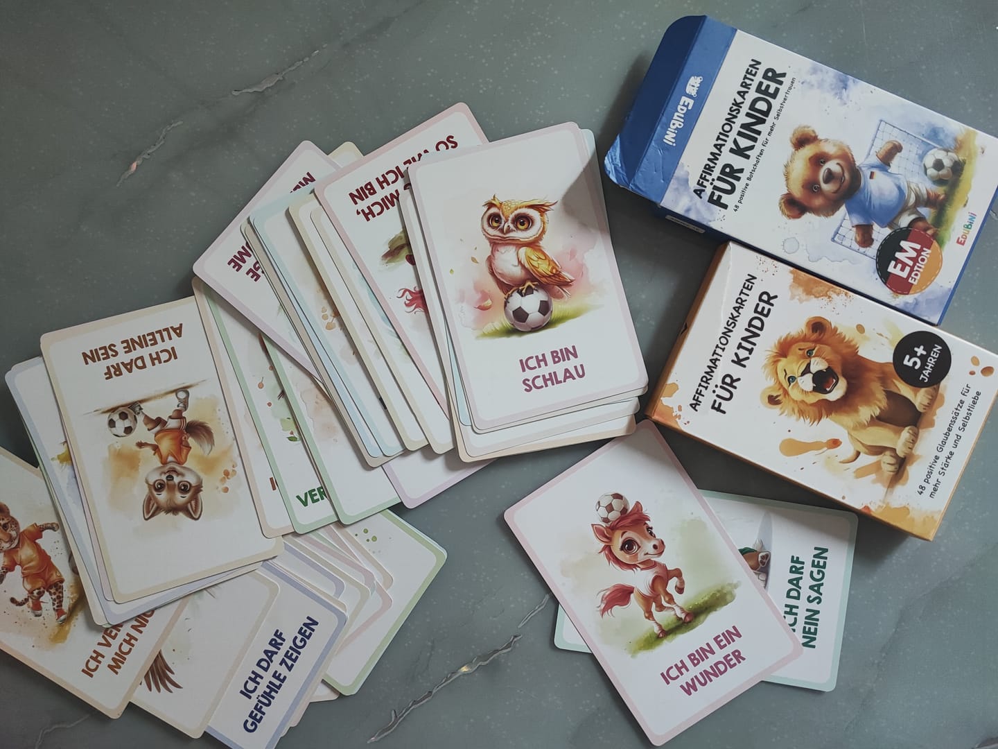 Customer photo review of Edubini Affirmationskarten für Kinder