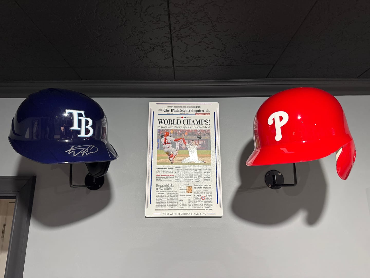 Customer photo review of Philadelphia Inquirer Phillies 2008 WORLD SERIES Front Page - OCT 30, 2008