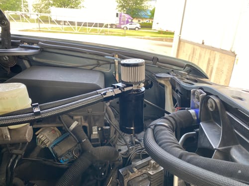 Customer photo review of Active 2 Stage Oil Separator / Oil Catch Can