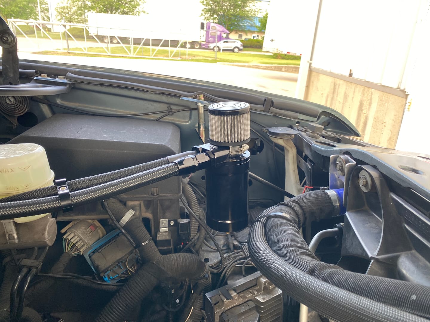 Customer photo review of Active 2 Stage Oil Separator / Oil Catch Can