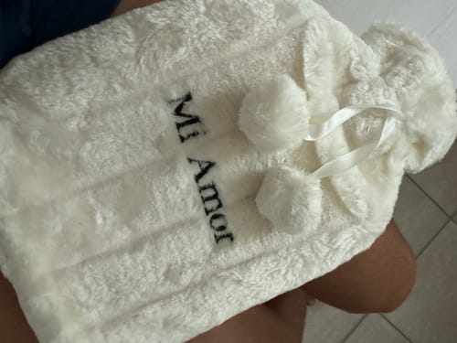 Customer photo review of בקבוק חימום בהתאמה אישית