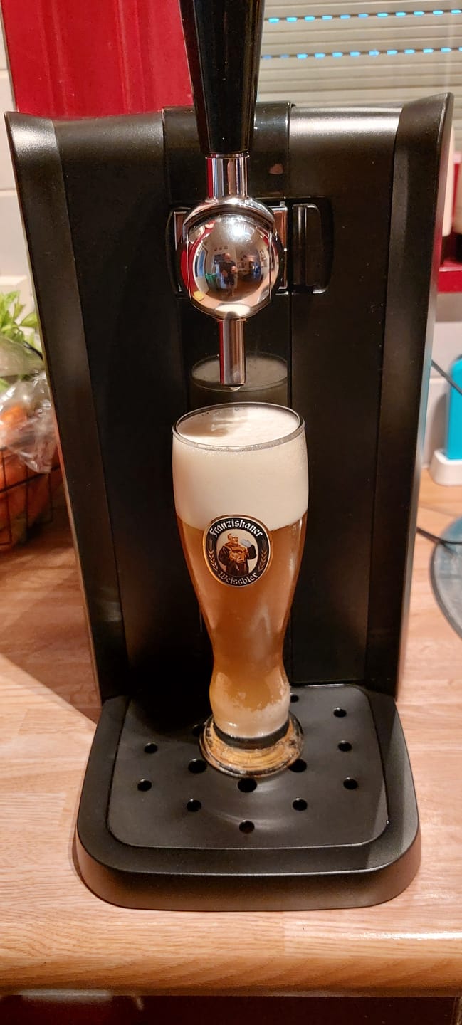 Customer photo review of Franziskaner Weizen Bierglazen 330 ml - 2 stuks