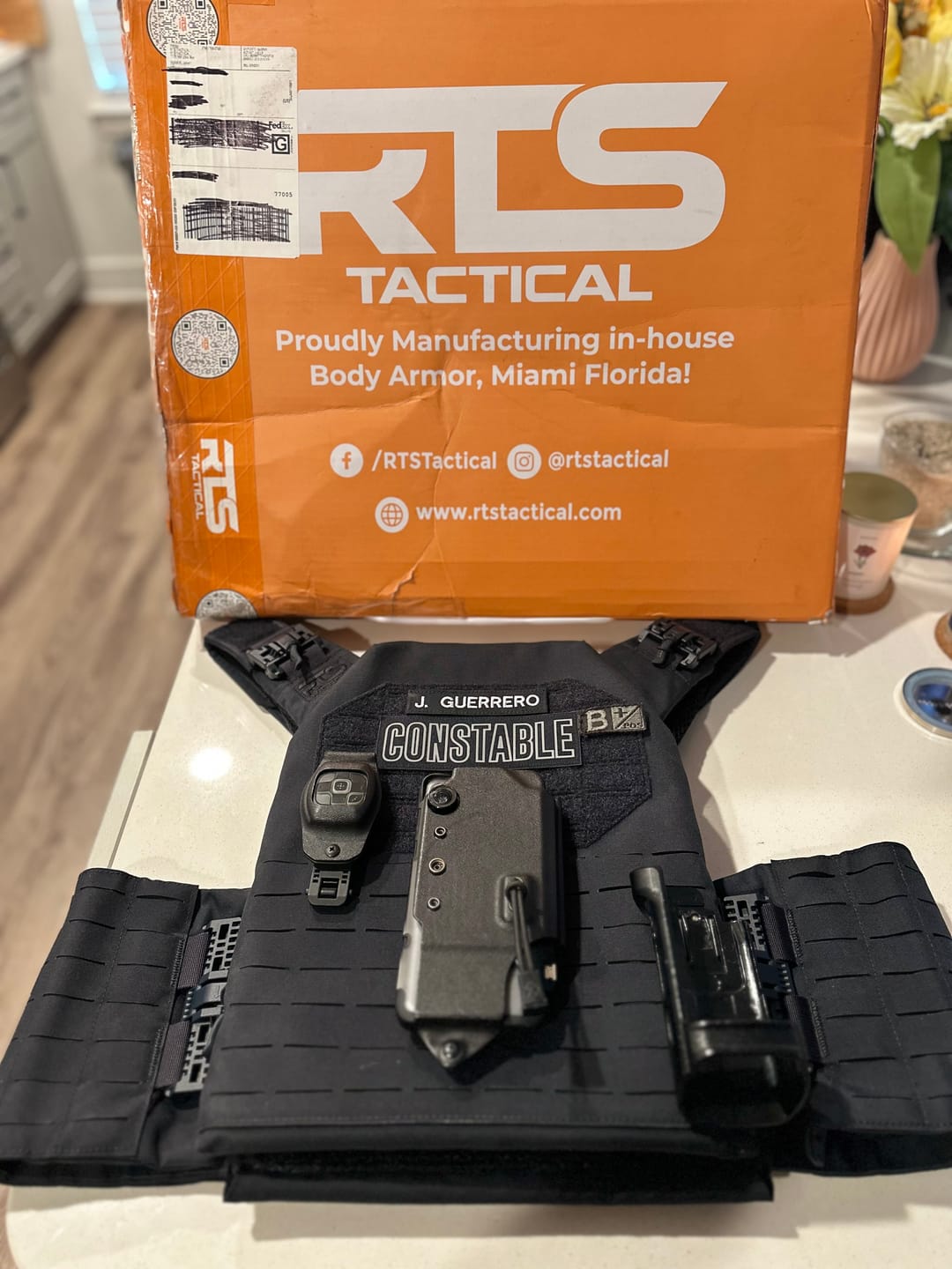 Customer photo review of RTS Tactical Level IIIA Soft Armor HST Active Shooter Kit - 10X12