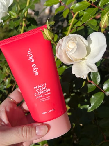 Customer photo review of Peachy Clean Cleanser