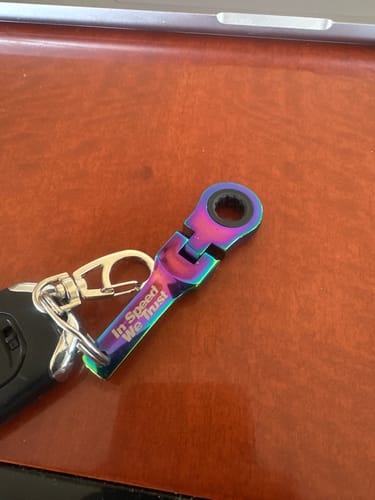 Customer photo review of 10mm Wrench Keychain