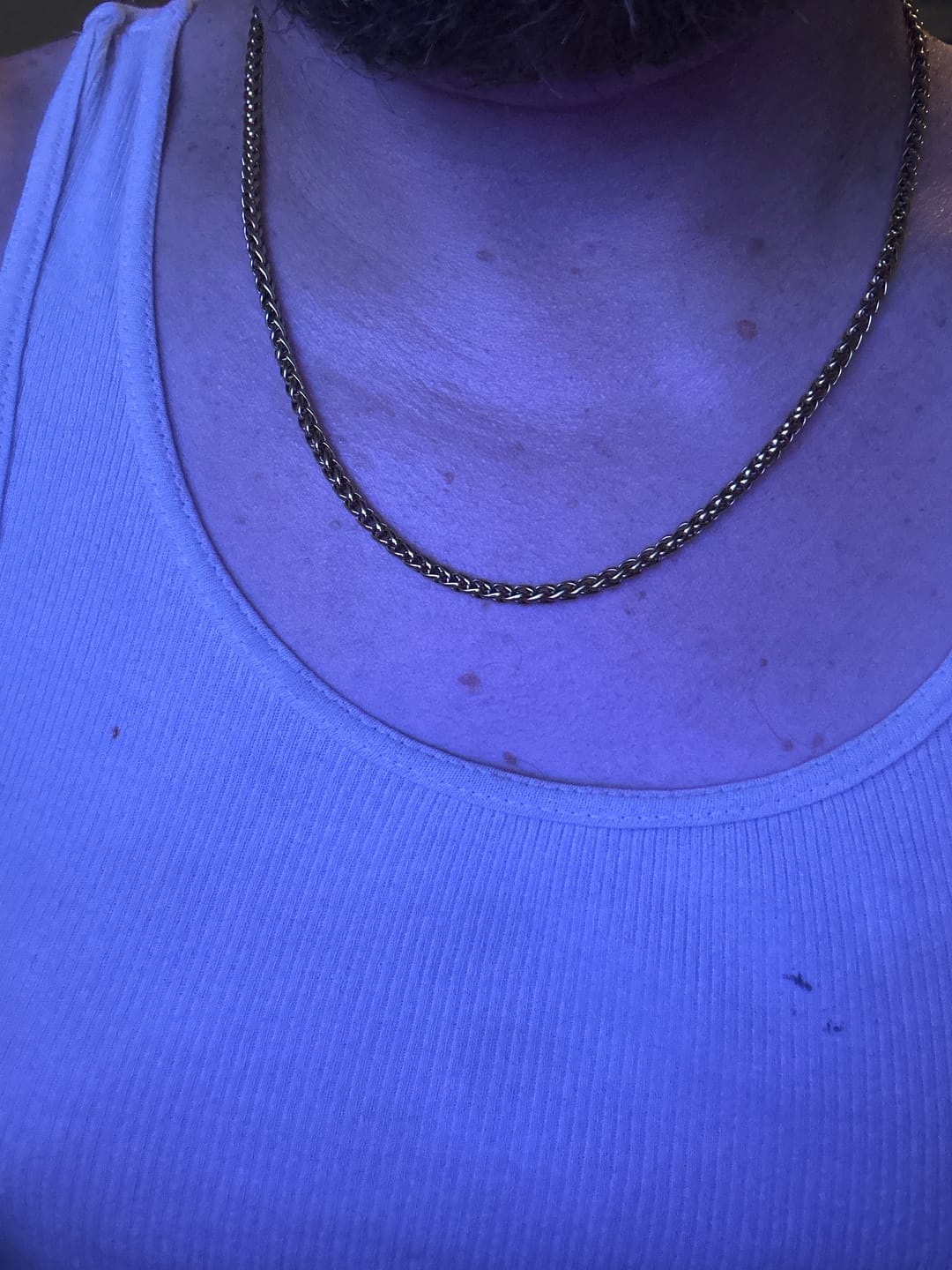 Customer photo review of 4mm Wheat Chain