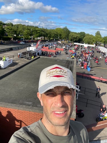 Customer photo review of Silver & Grey Diamond Cap
