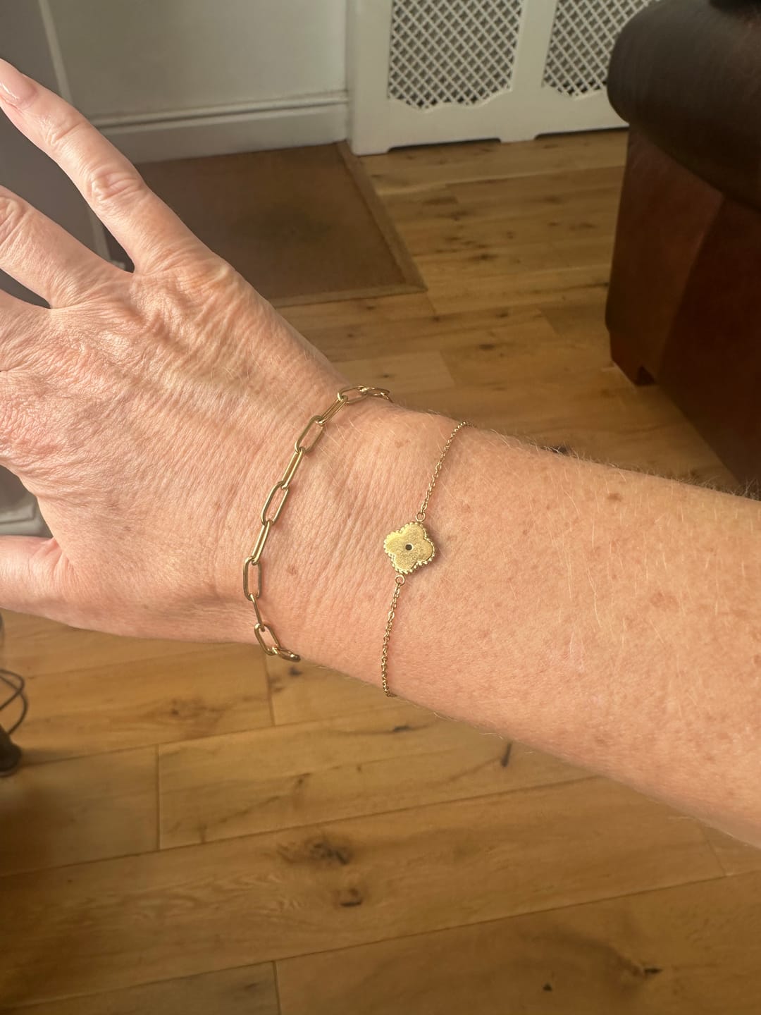 Customer photo review of Paperclip Bracelet