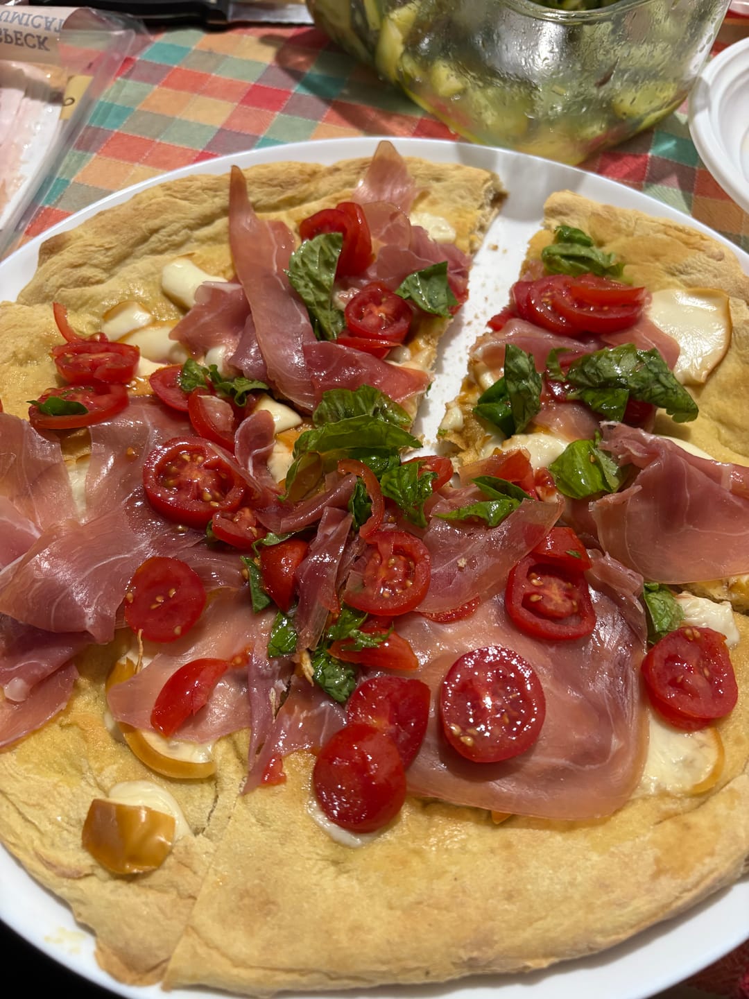 Customer photo review of Base pizza low-carb 200g